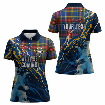 Bethune Scotland Tartan Women Polo Shirt WC2026 Football - We'll Be Coming