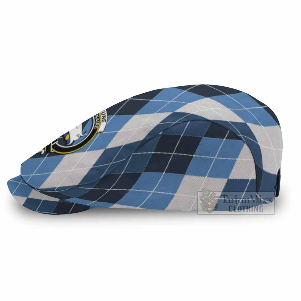 Bethune Scottish Family Crest Flat Cap, Jeff Cap Scotland National Argyle Classic Style - Tartan Vibes Clothing