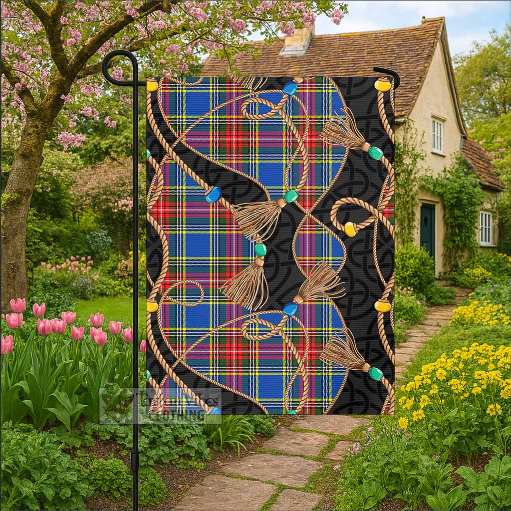 Bethune Scottish Tartan Twisted Ropes Stylized Garden Flag - Tartan Vibes Clothing