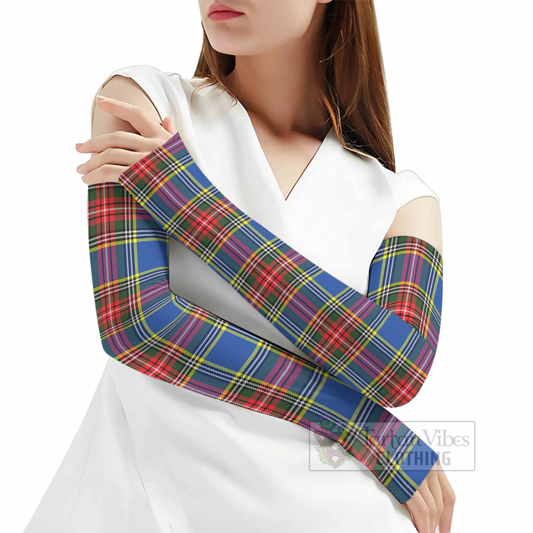 Bethune Tartan Arm Sleeves - Tartan Vibes Clothing