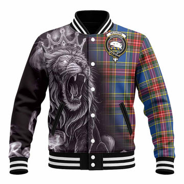 Bethune Tartan Baseball Jacket Roaring Lion Heritage