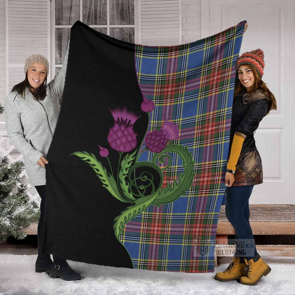 Bethune Tartan Blanket Traditional Scottish Thistle - Tartan Vibes Clothing