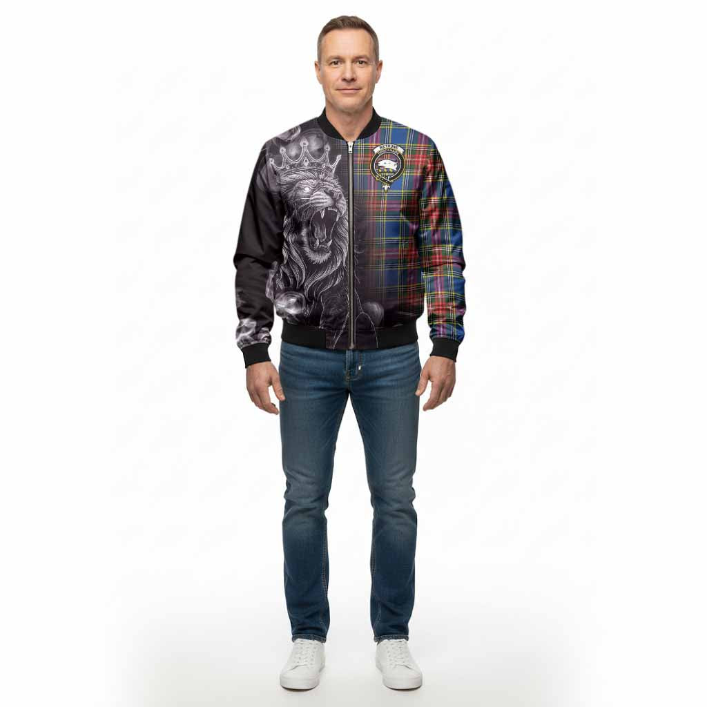 Bethune Tartan Bomber Jacket Roaring Lion Heritage