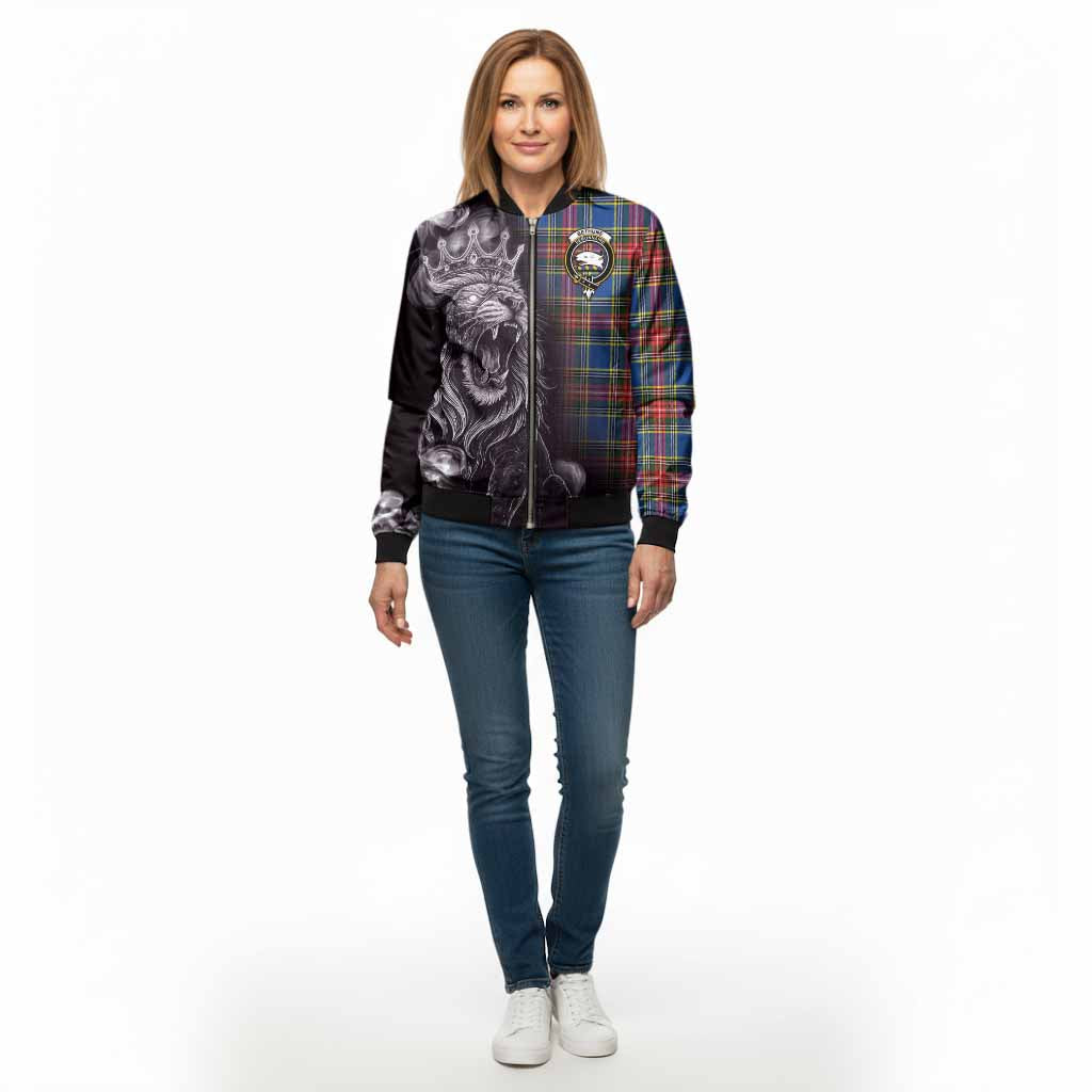 Bethune Tartan Bomber Jacket Roaring Lion Heritage
