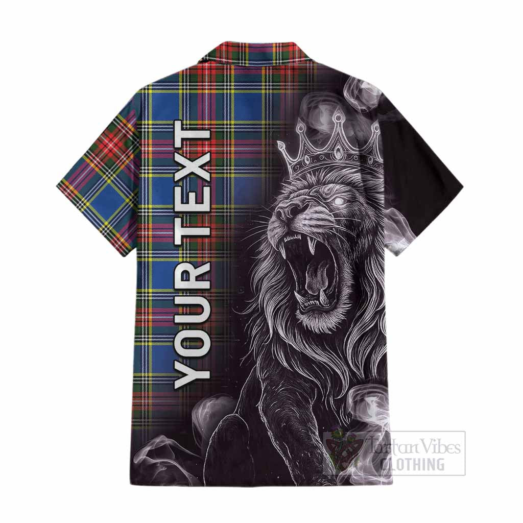 Bethune Tartan Cotton Hawaiian Shirt Roaring Lion Heritage