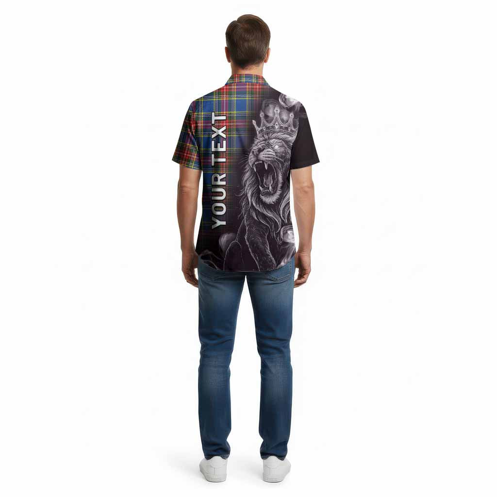 Bethune Tartan Cotton Hawaiian Shirt Roaring Lion Heritage
