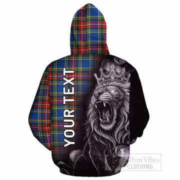 Bethune Tartan Cotton Hoodie Roaring Lion Heritage