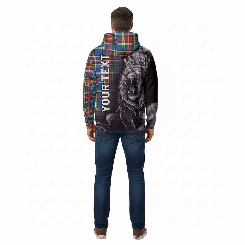 Bethune Tartan Cotton Hoodie Roaring Lion Heritage