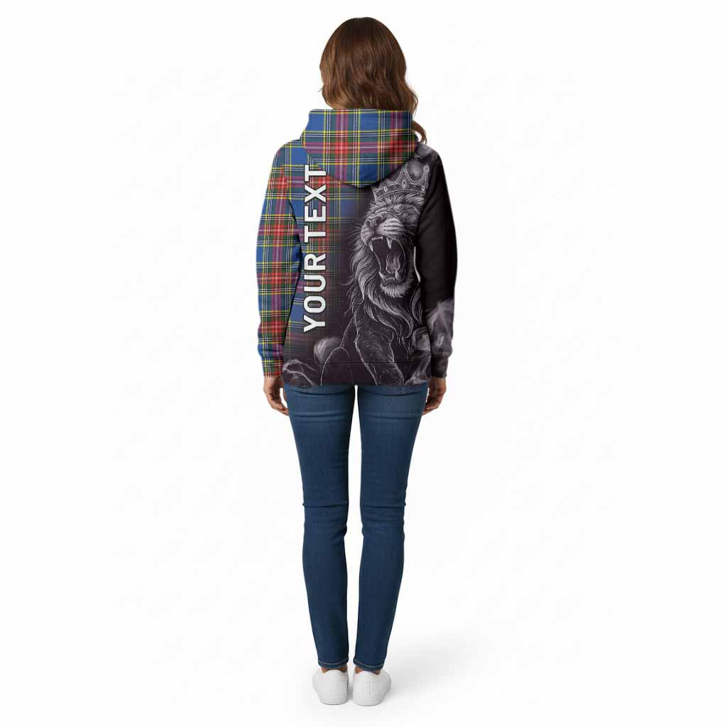 Bethune Tartan Cotton Hoodie Roaring Lion Heritage