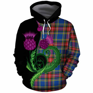 Bethune Tartan Cotton Hoodie Traditional Scottish Thistle
