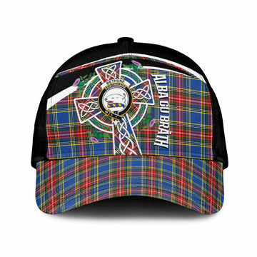 Bethune Tartan Crest Classic Cap Scottish Thistle Celtic Cross Alba Gu Brath