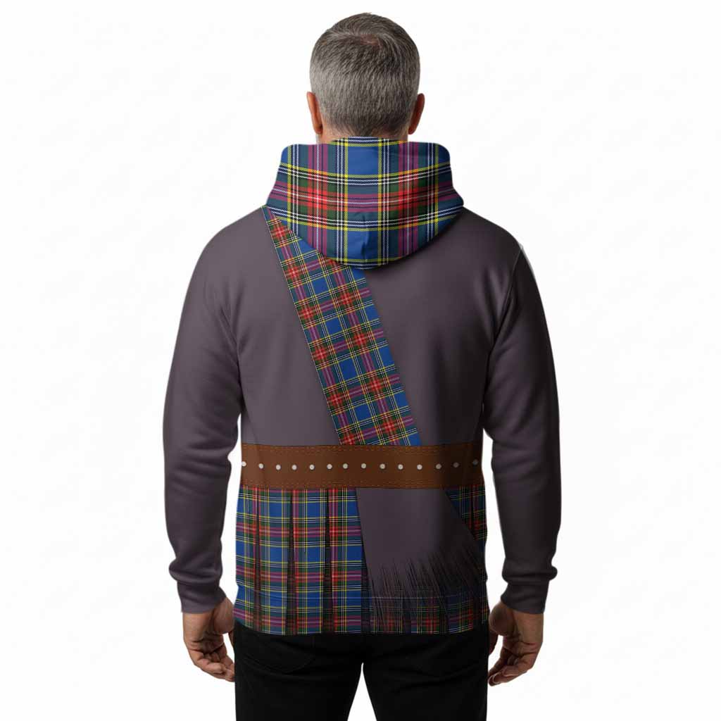 Bethune Tartan Crest Hoodie Kilt Costume Style