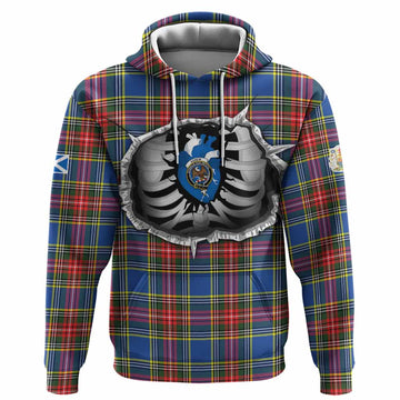 Bethune Tartan Crest Hoodie Scotland In My Veins