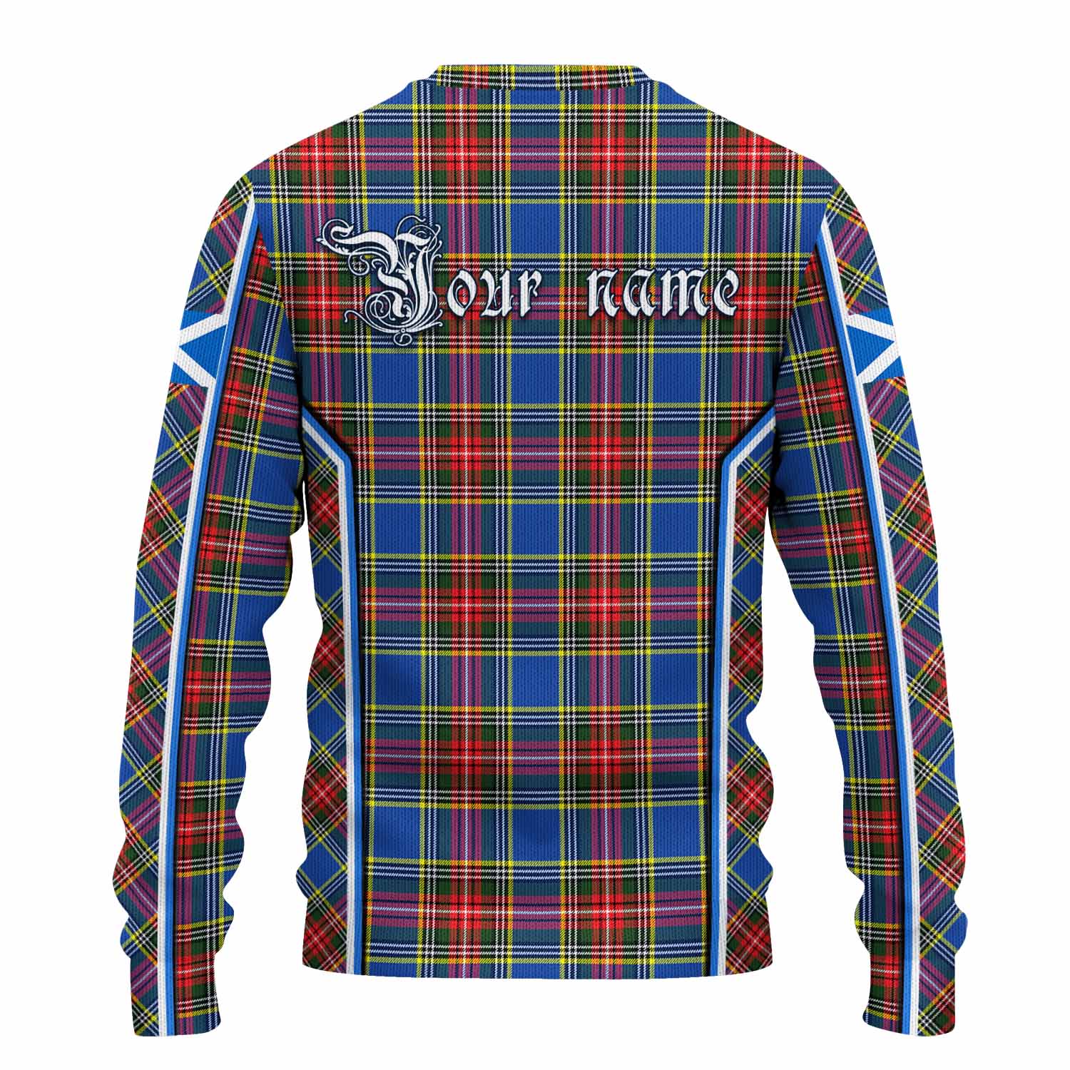 Bethune Tartan Crest Knitted Sweater Scotland Coat of Arm Flag Style - Tartan Vibes Clothing