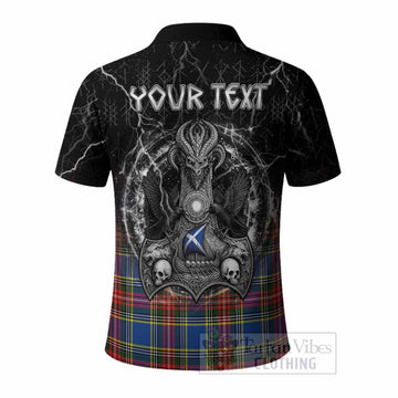 Bethune Tartan Crest Polo Shirt Celtic Odin's Raven Legacy