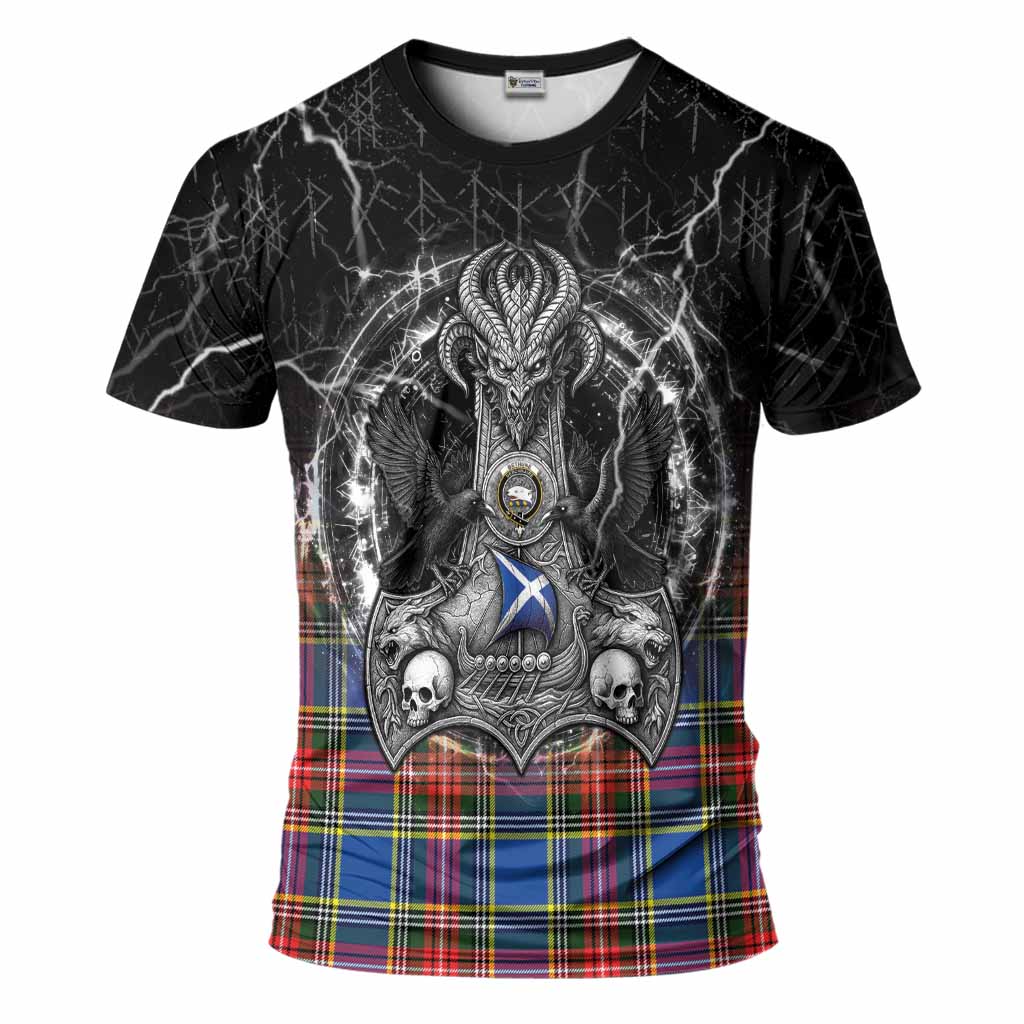Bethune Tartan Crest T-Shirt Celtic Odin's Raven Legacy