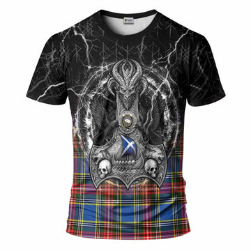Bethune Tartan Crest T-Shirt Celtic Odin's Raven Legacy