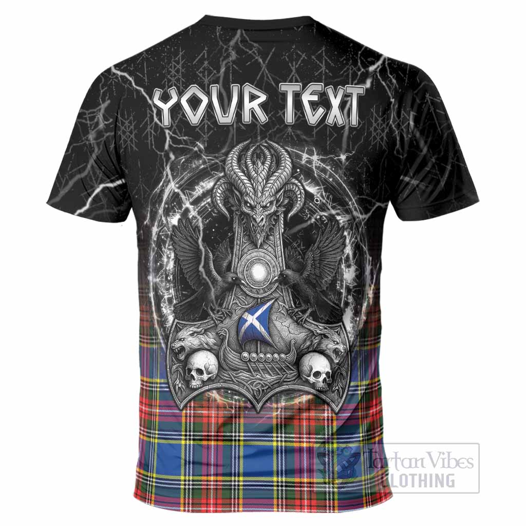 Bethune Tartan Crest T-Shirt Celtic Odin's Raven Legacy