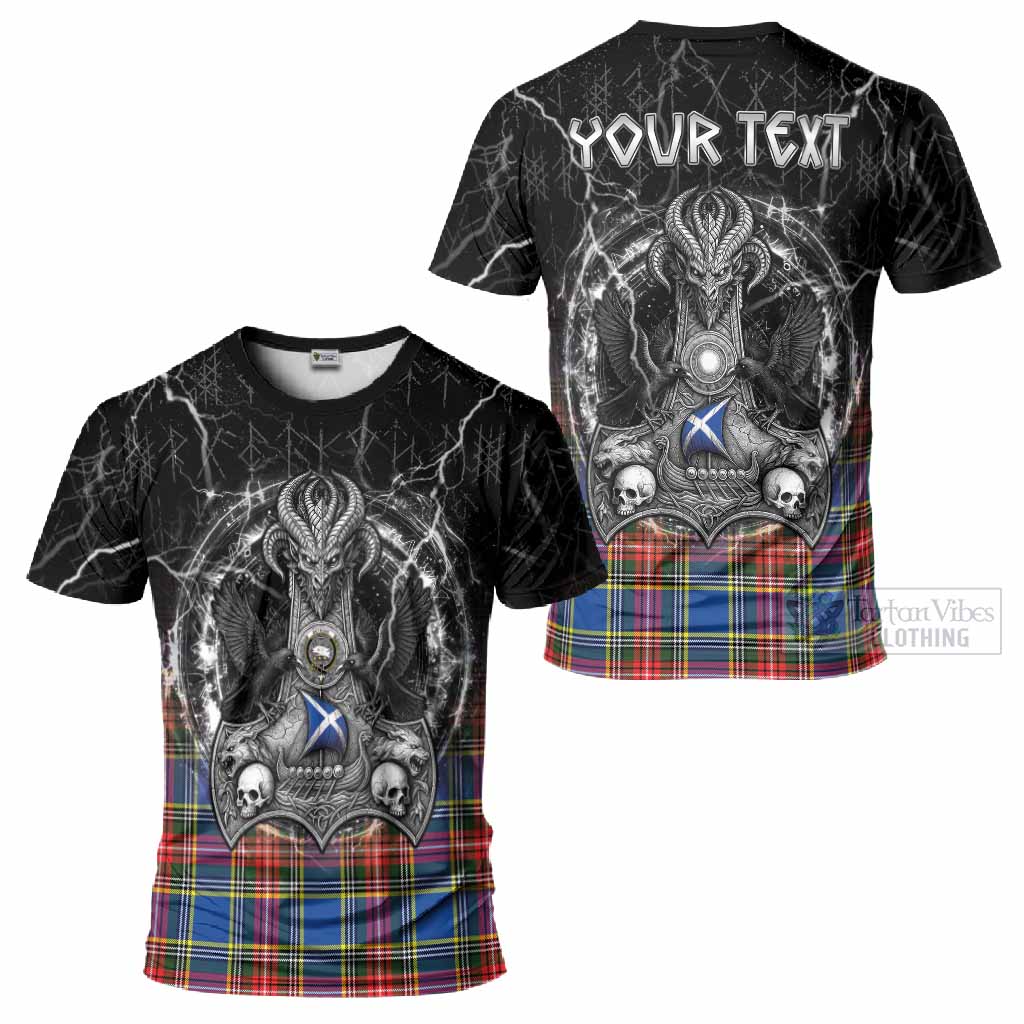 Bethune Tartan Crest T-Shirt Celtic Odin's Raven Legacy
