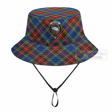 Bethune Tartan Fishing Hat with Family Crest