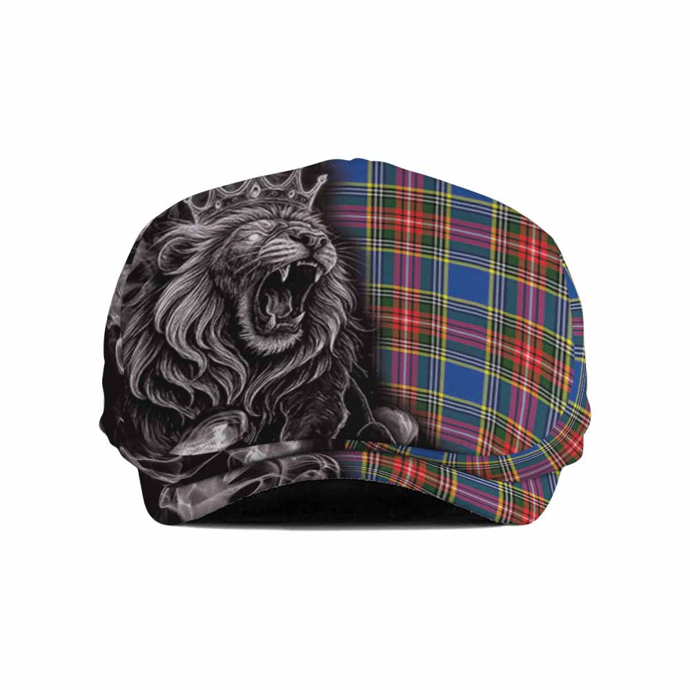 Bethune Tartan Flat Cap, Jeff Cap Roaring Lion Heritage