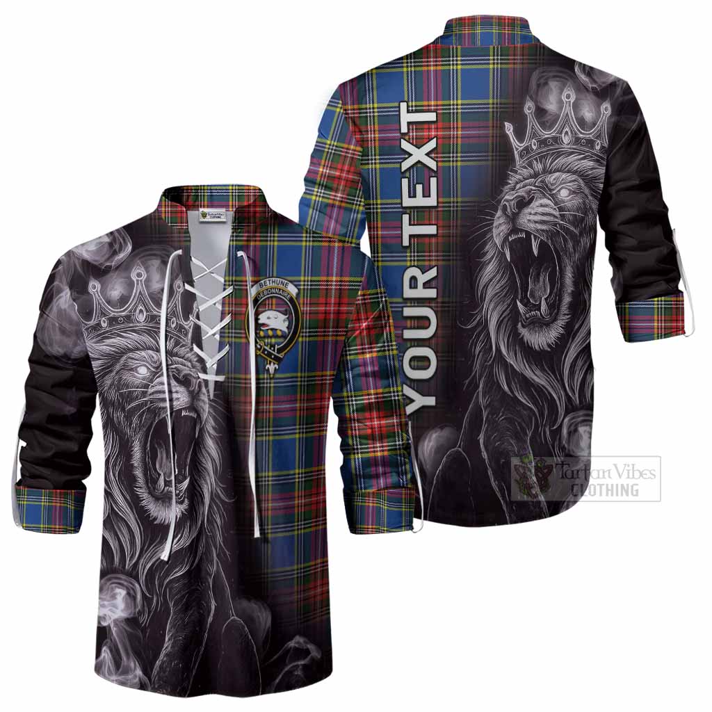 Bethune Tartan Ghillie Shirt Roaring Lion Heritage