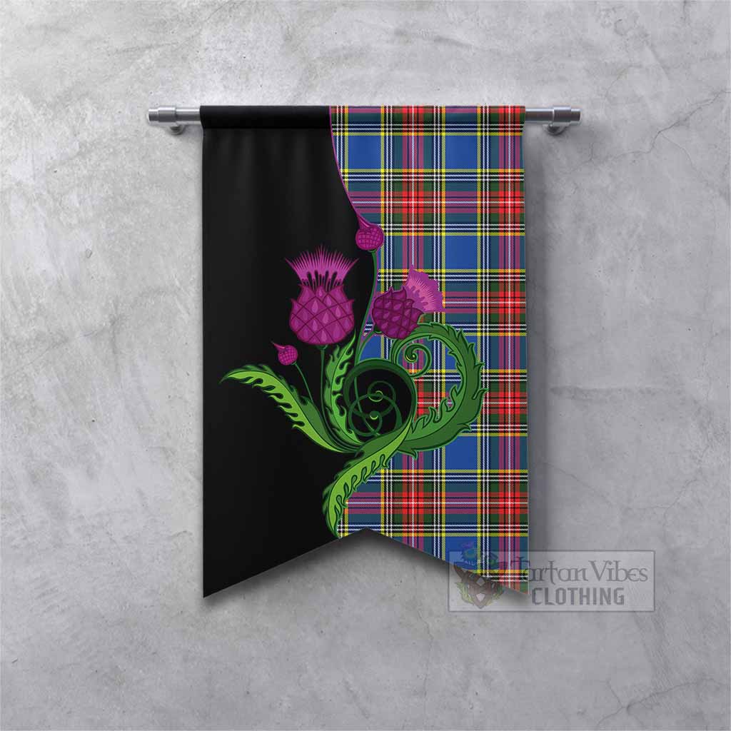 Bethune Tartan Gonfalon Traditional Scottish Thistle Fishtail - Tartan Vibes Clothing