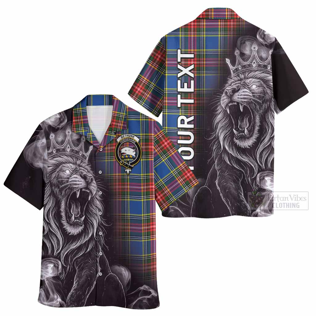 Bethune Tartan Hawaiian Shirt Roaring Lion Heritage