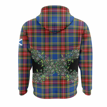 Bethune Tartan Hoodie Thistle Scottish Spirit