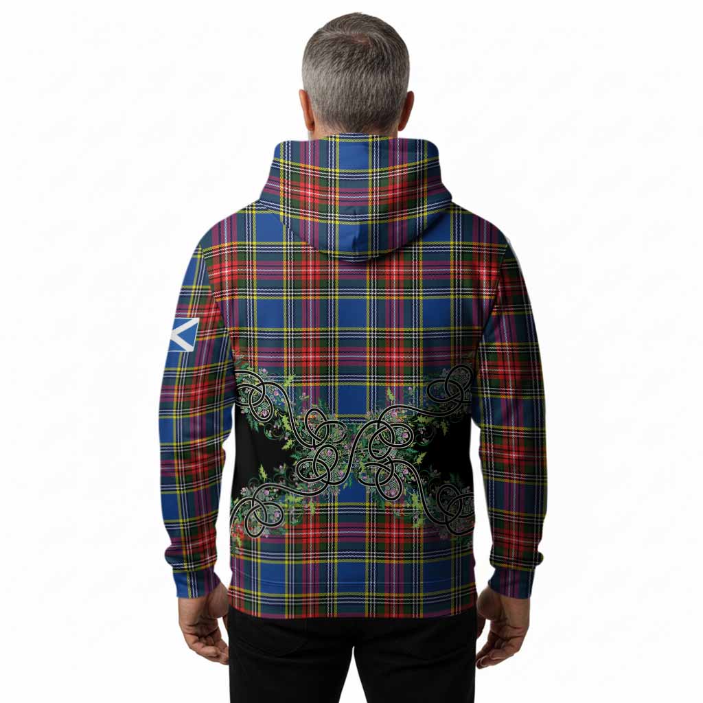 Bethune Tartan Hoodie Thistle Scottish Spirit