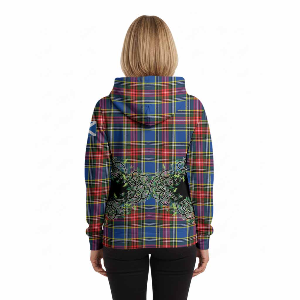 Bethune Tartan Hoodie Thistle Scottish Spirit