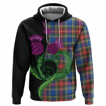 Bethune Tartan Hoodie Traditional Scottish Thistle