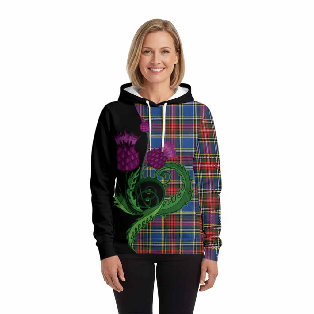 Bethune Tartan Hoodie Traditional Scottish Thistle