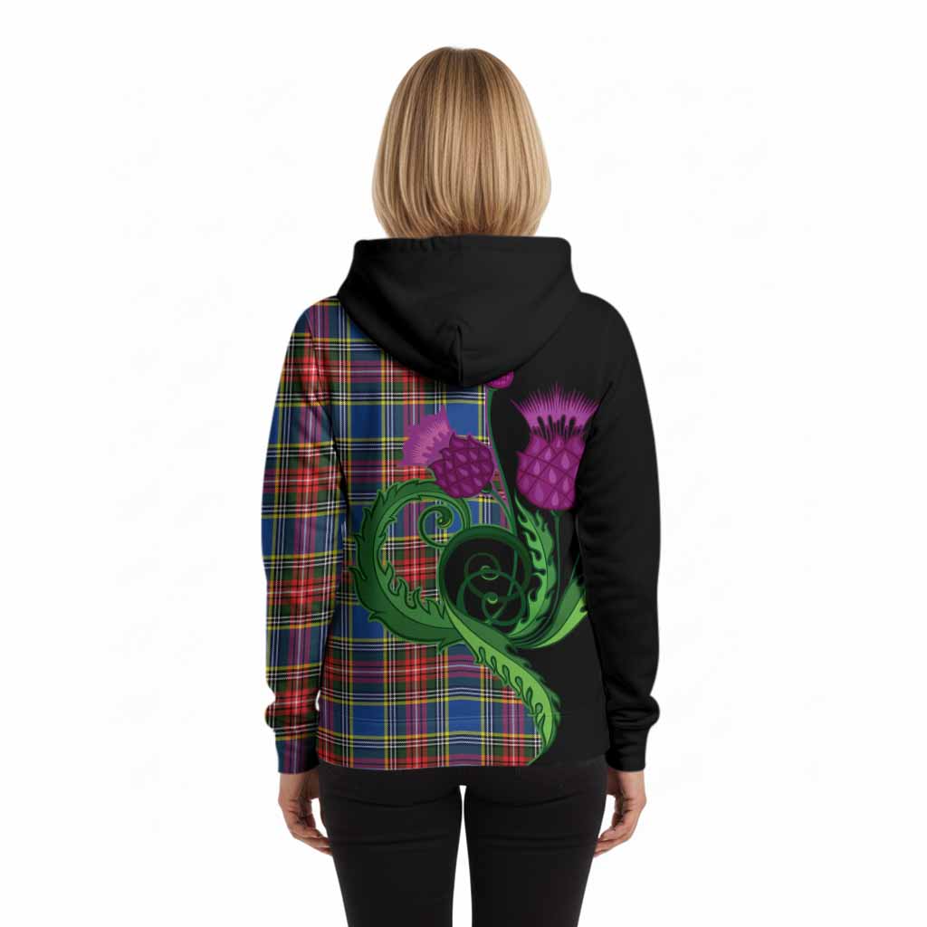 Bethune Tartan Hoodie Traditional Scottish Thistle