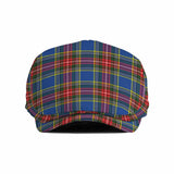 Bethune Tartan Jeff Cap, Tartan Flat Cap Jeff Hat - Tartan Vibes Clothing