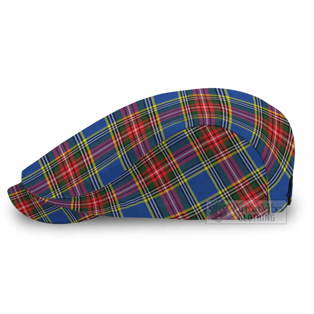 Bethune Tartan Jeff Cap, Tartan Flat Cap