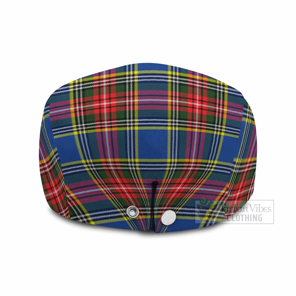 Bethune Tartan Jeff Cap, Tartan Flat Cap