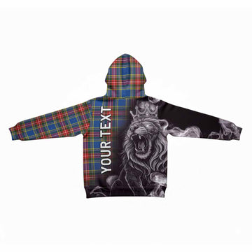 Bethune Tartan Kid Hoodie Roaring Lion Heritage