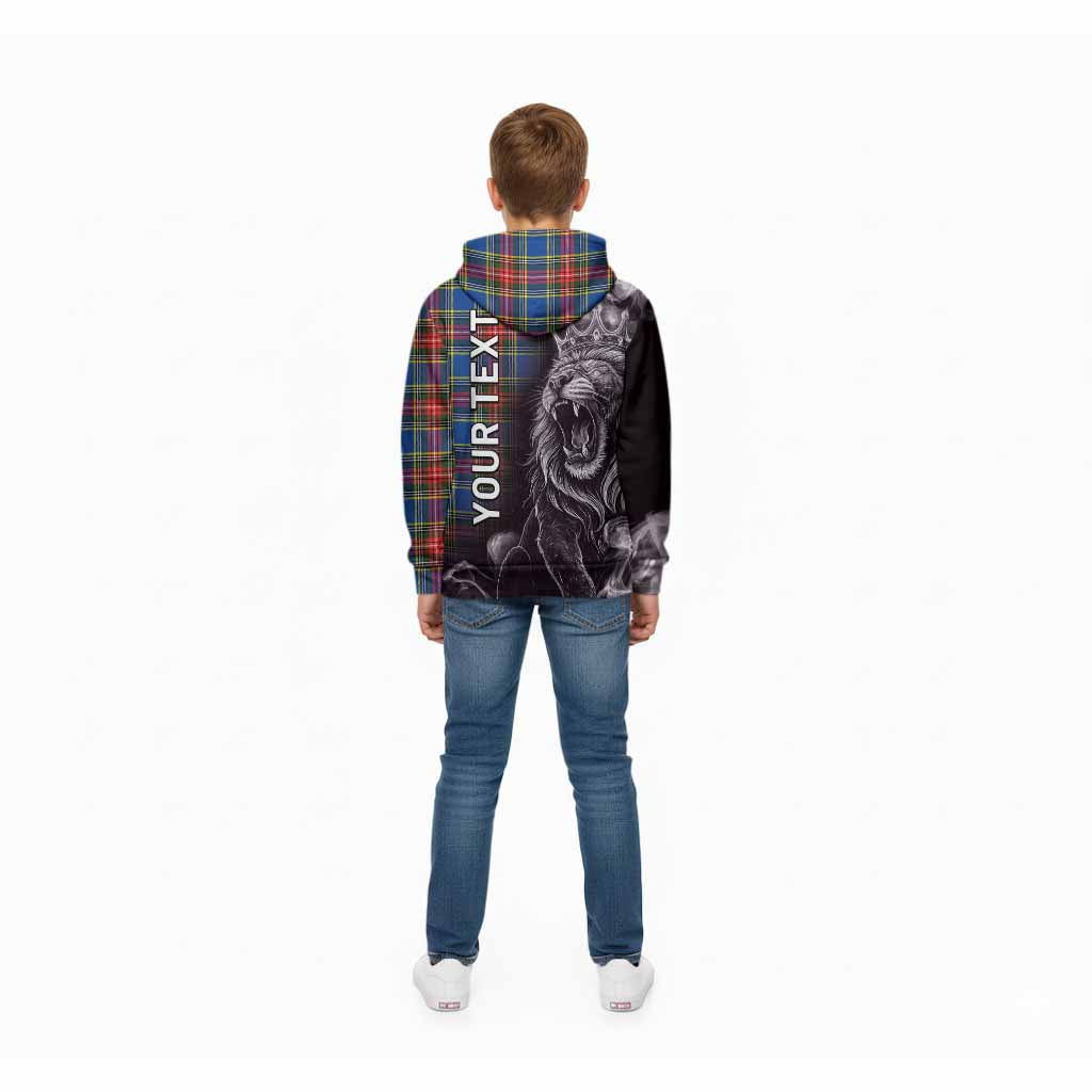 Bethune Tartan Kid Hoodie Roaring Lion Heritage