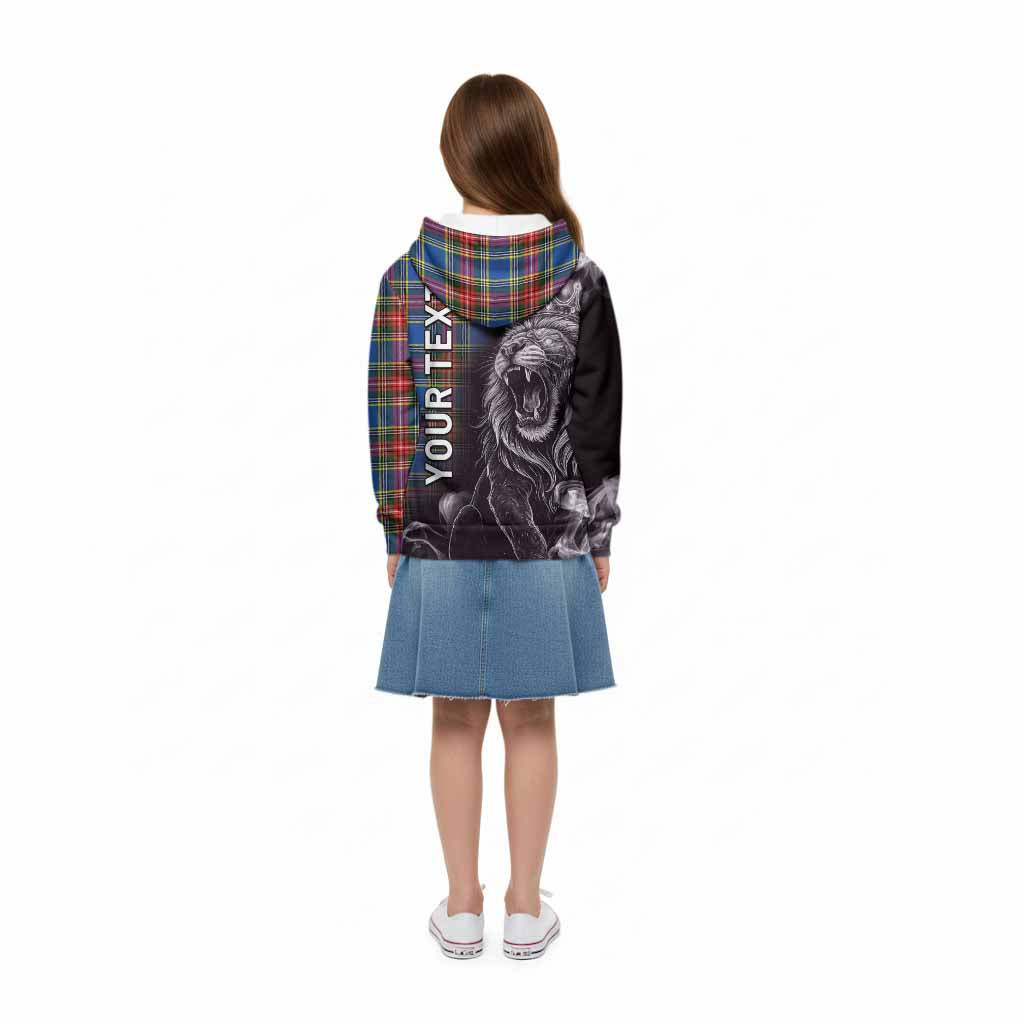 Bethune Tartan Kid Hoodie Roaring Lion Heritage