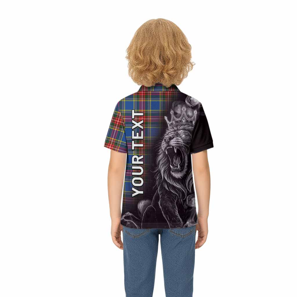 Bethune Tartan Kid Polo Shirt Roaring Lion Heritage