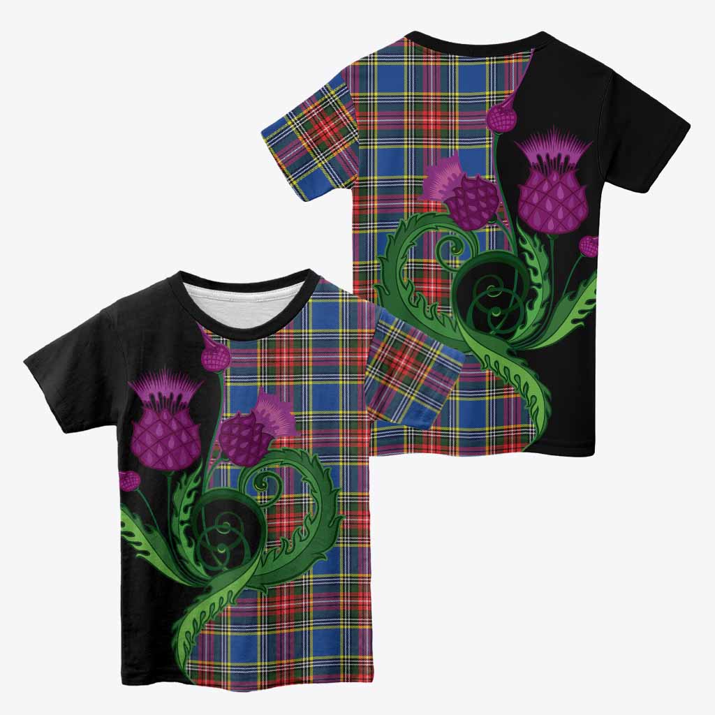 Bethune Tartan Kid T-shirt Traditional Scottish Thistle