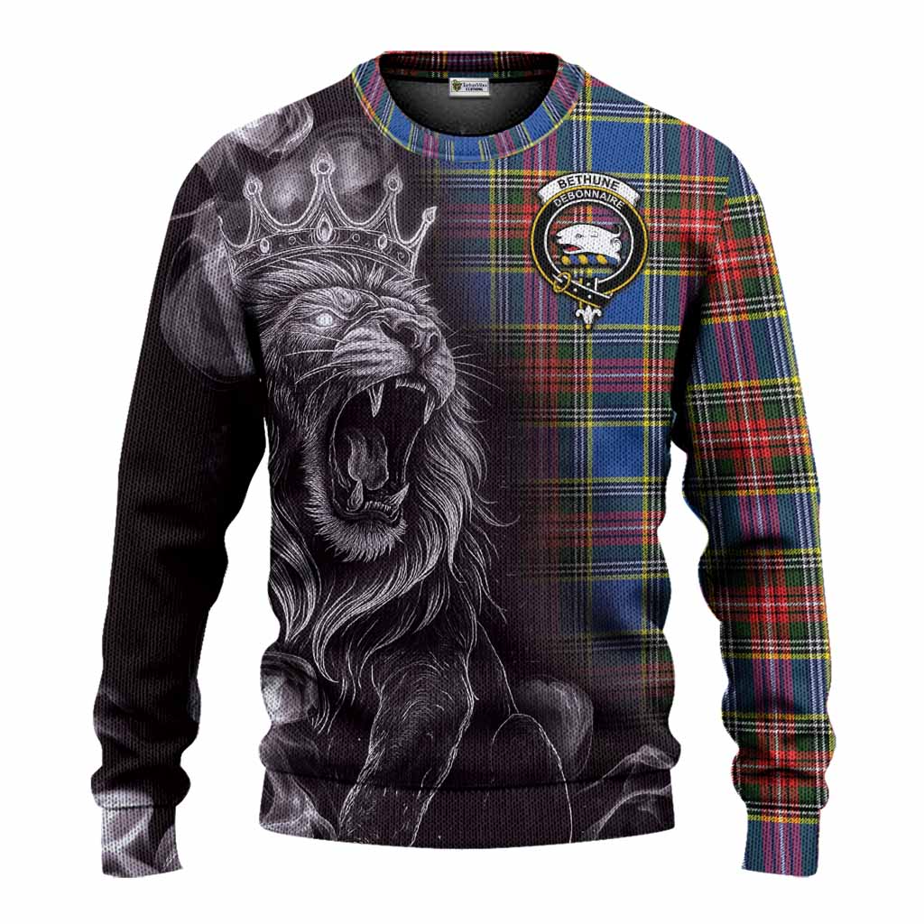 Bethune Tartan Knitted Sweater Roaring Lion Heritage