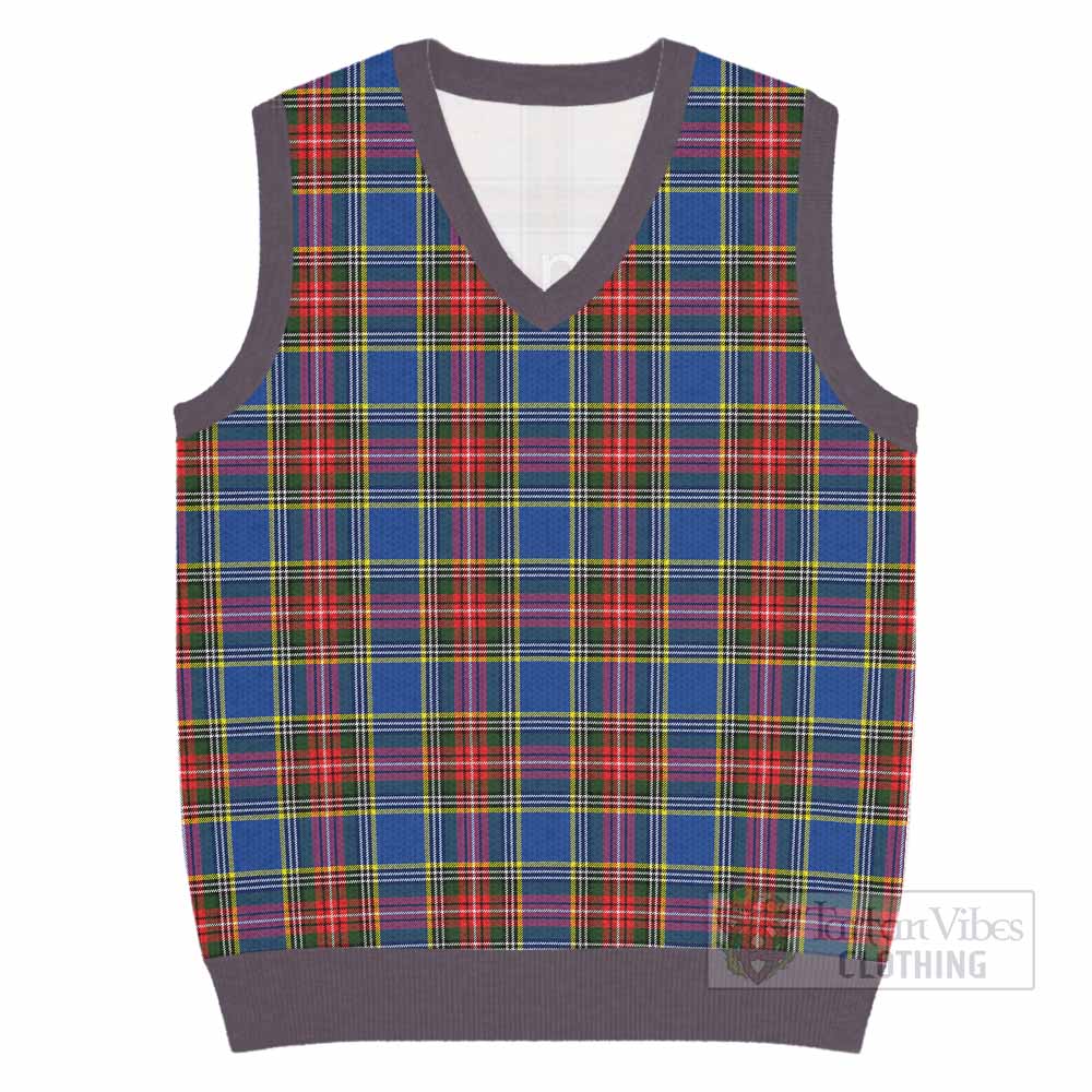 Bethune Tartan Knitted V-Neck Vest - Tartan Vibes Clothing