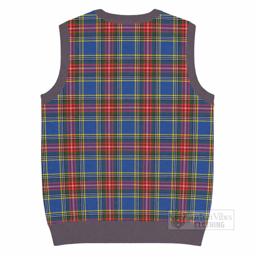 Bethune Tartan Knitted V-Neck Vest - Tartan Vibes Clothing