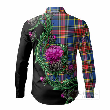 Bethune Tartan Long Sleeve Button Shirts Resilient Scottish Thistle