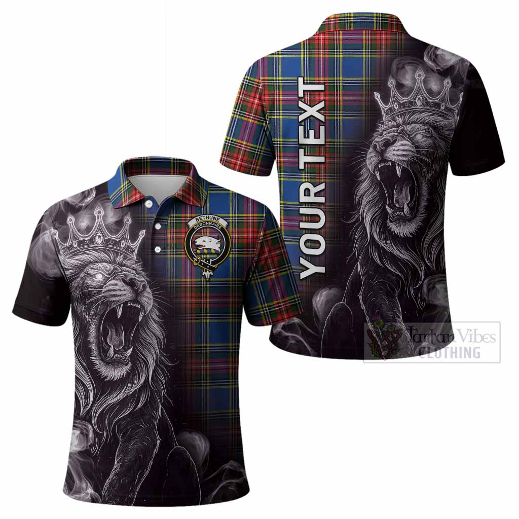 Bethune Tartan Polo Shirt Roaring Lion Heritage