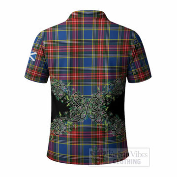Bethune Tartan Polo Shirt Thistle Scottish Spirit