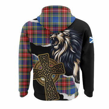 Bethune Tartan Scottish Hoodie Lion Celtic Heritage