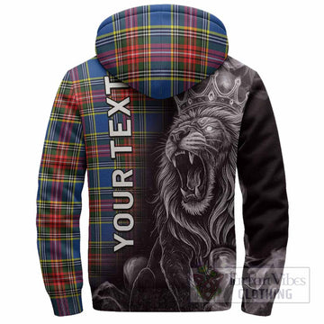 Bethune Tartan Sherpa Hoodie Roaring Lion Heritage
